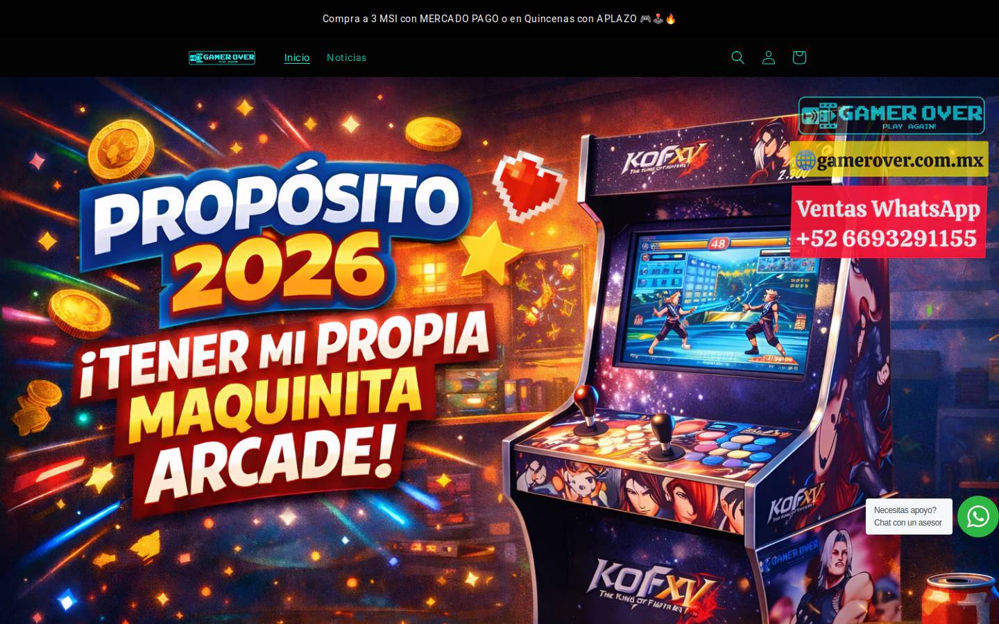 gamerover.com.mx homepage screenshot