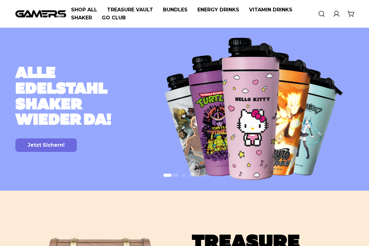 GAMERS ONLY homepage screenshot