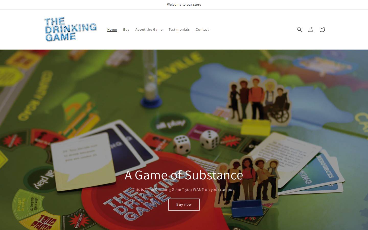 games-of-substance.com homepage screenshot