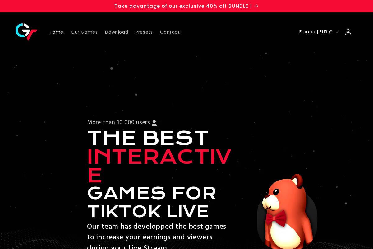 gametik-studio.com homepage screenshot