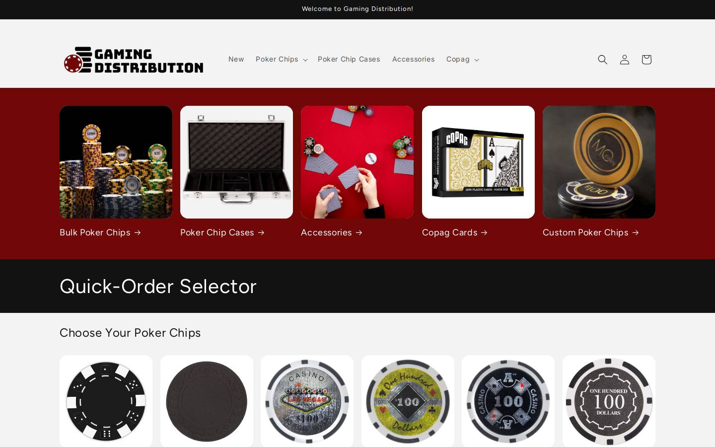 Gaming Distribution homepage screenshot