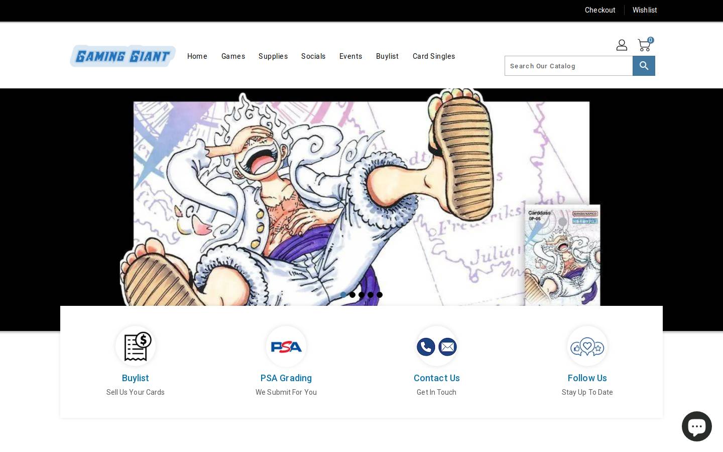 gaminggiant.com homepage screenshot