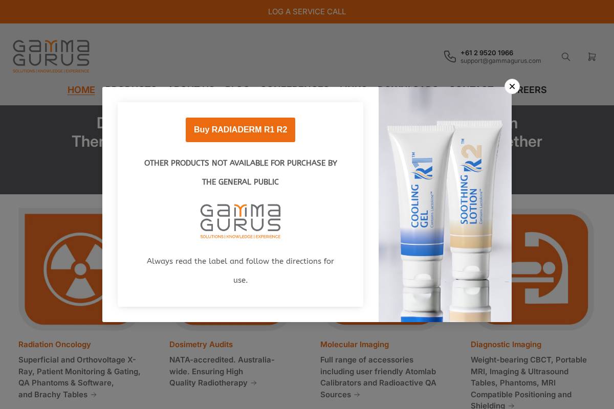 gammagurus.com homepage screenshot