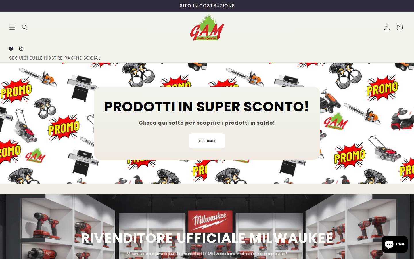 gammotorgarden.com homepage screenshot
