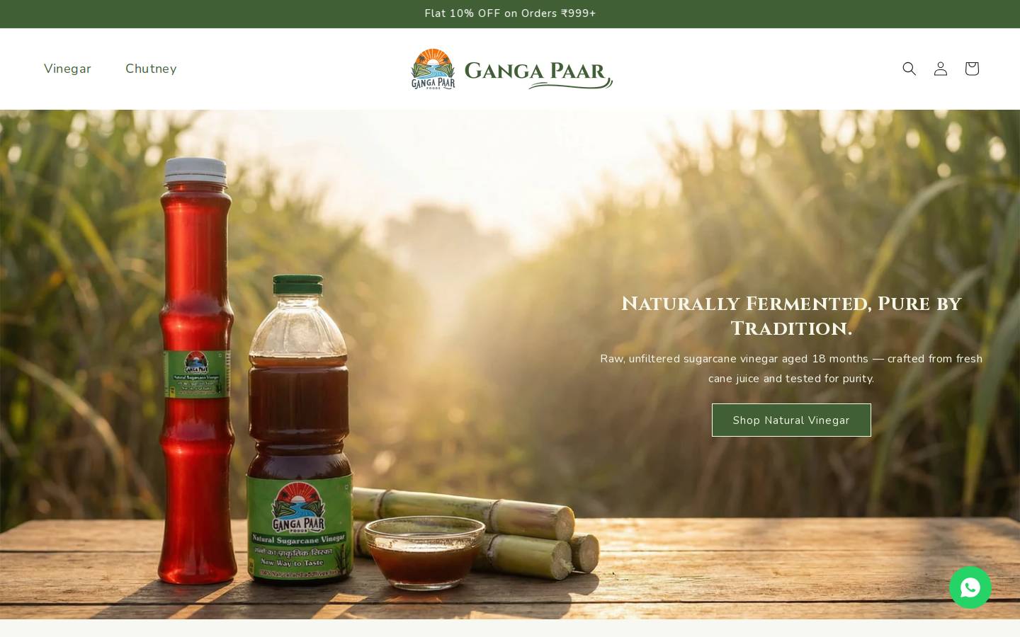gangapaar.com homepage screenshot