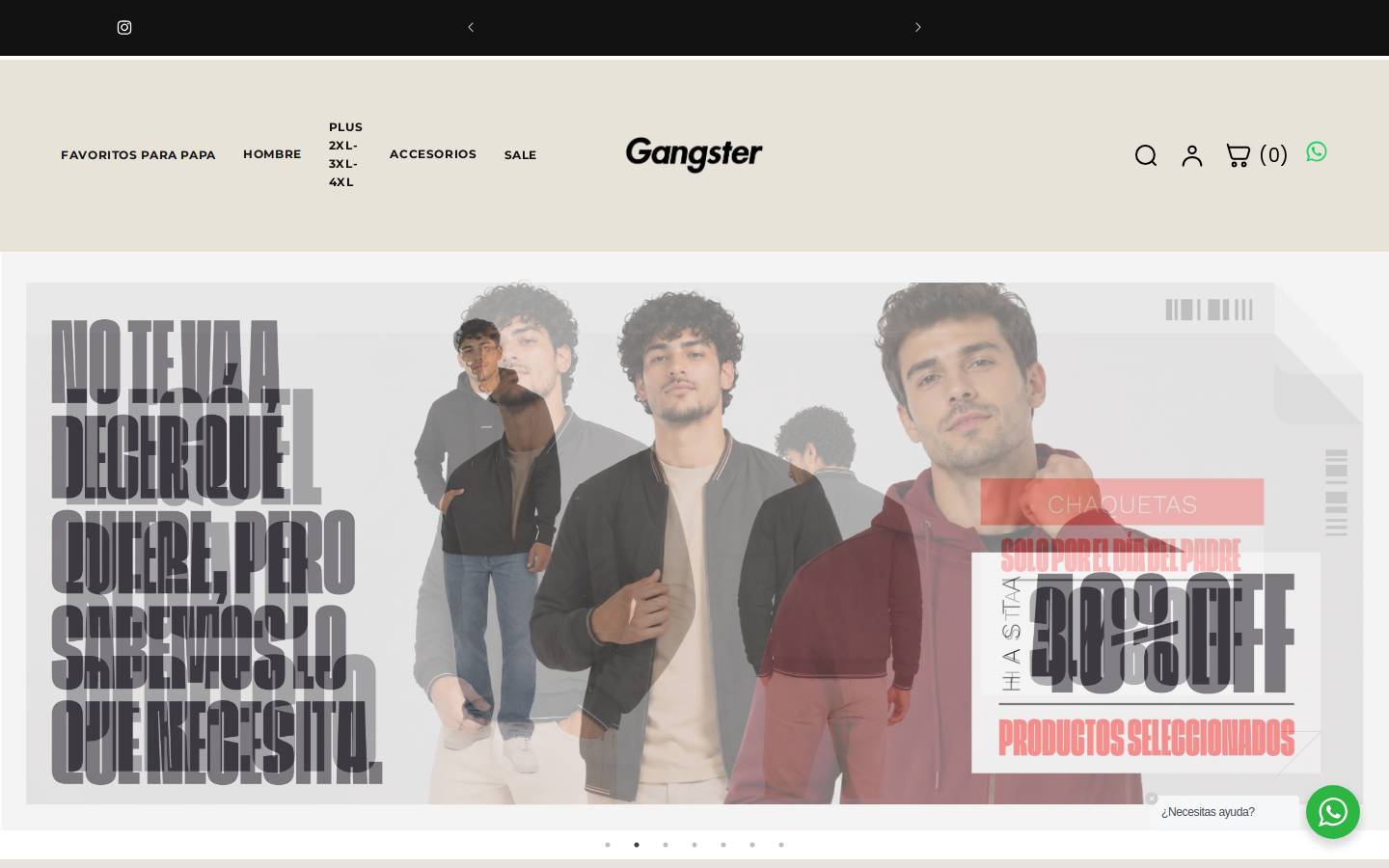 gangsterchile.cl homepage screenshot