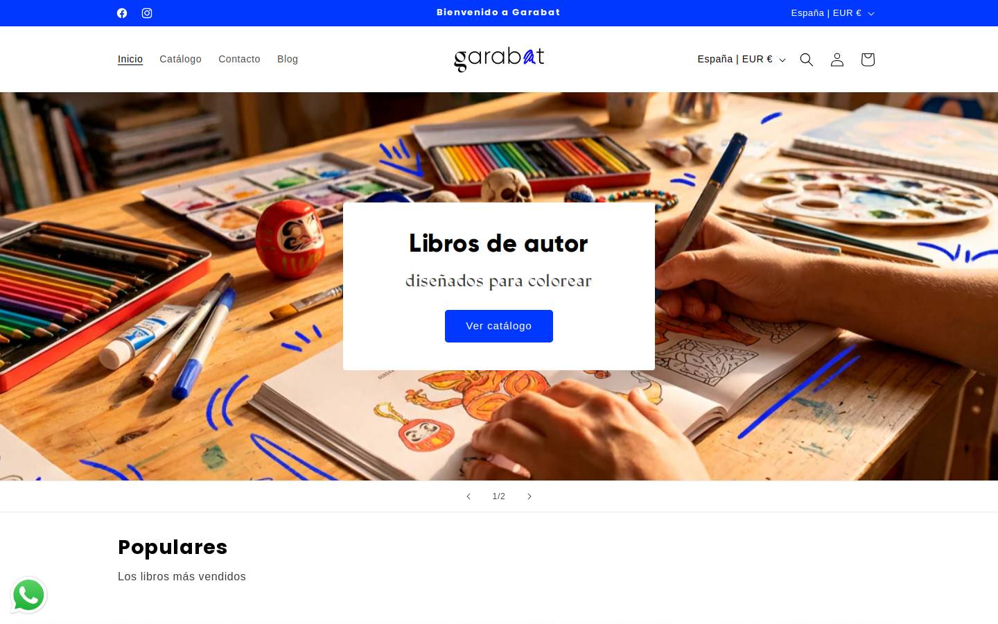 garabat.es homepage screenshot