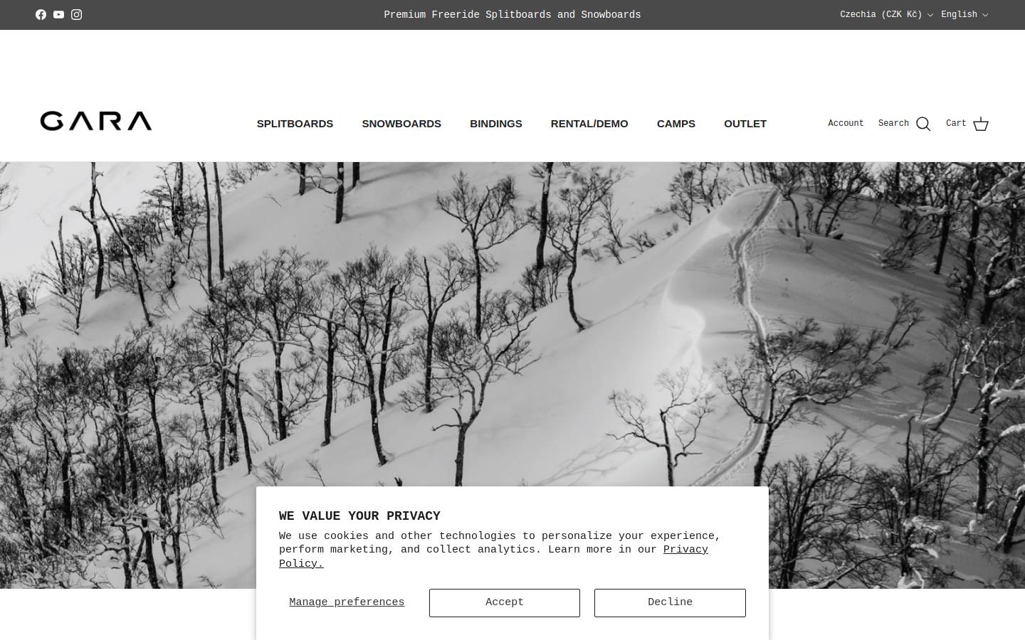 garaboards.com homepage screenshot