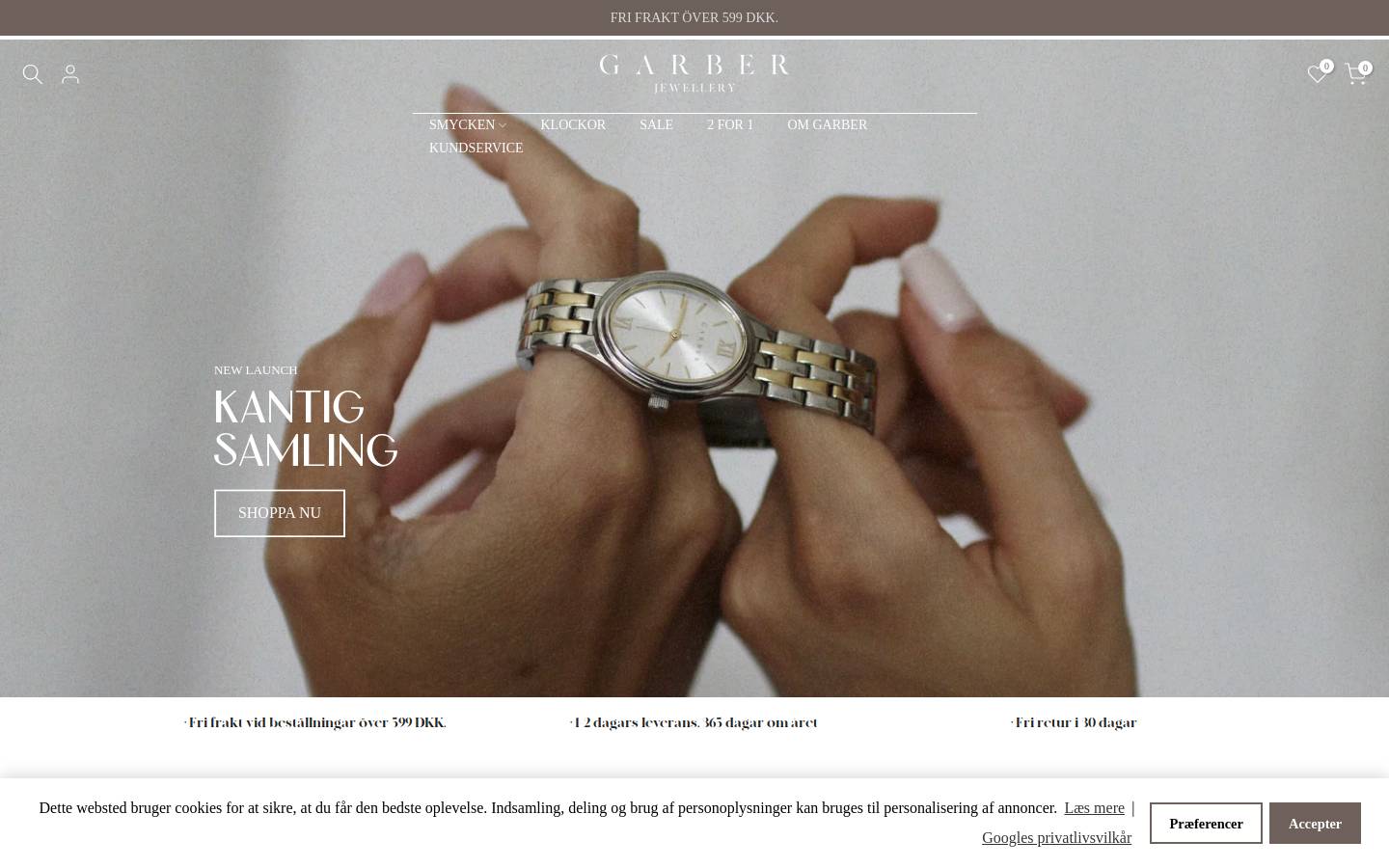 garber.se homepage screenshot