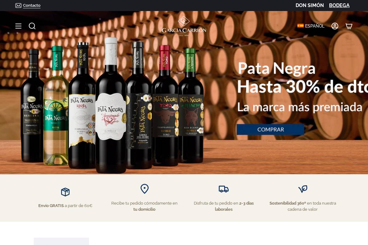Garciacarrion homepage screenshot