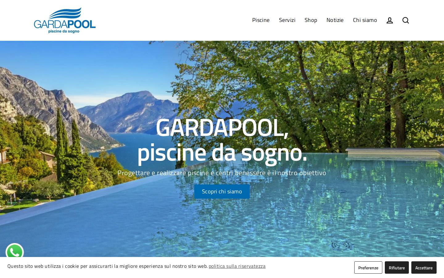gardapool.com homepage screenshot
