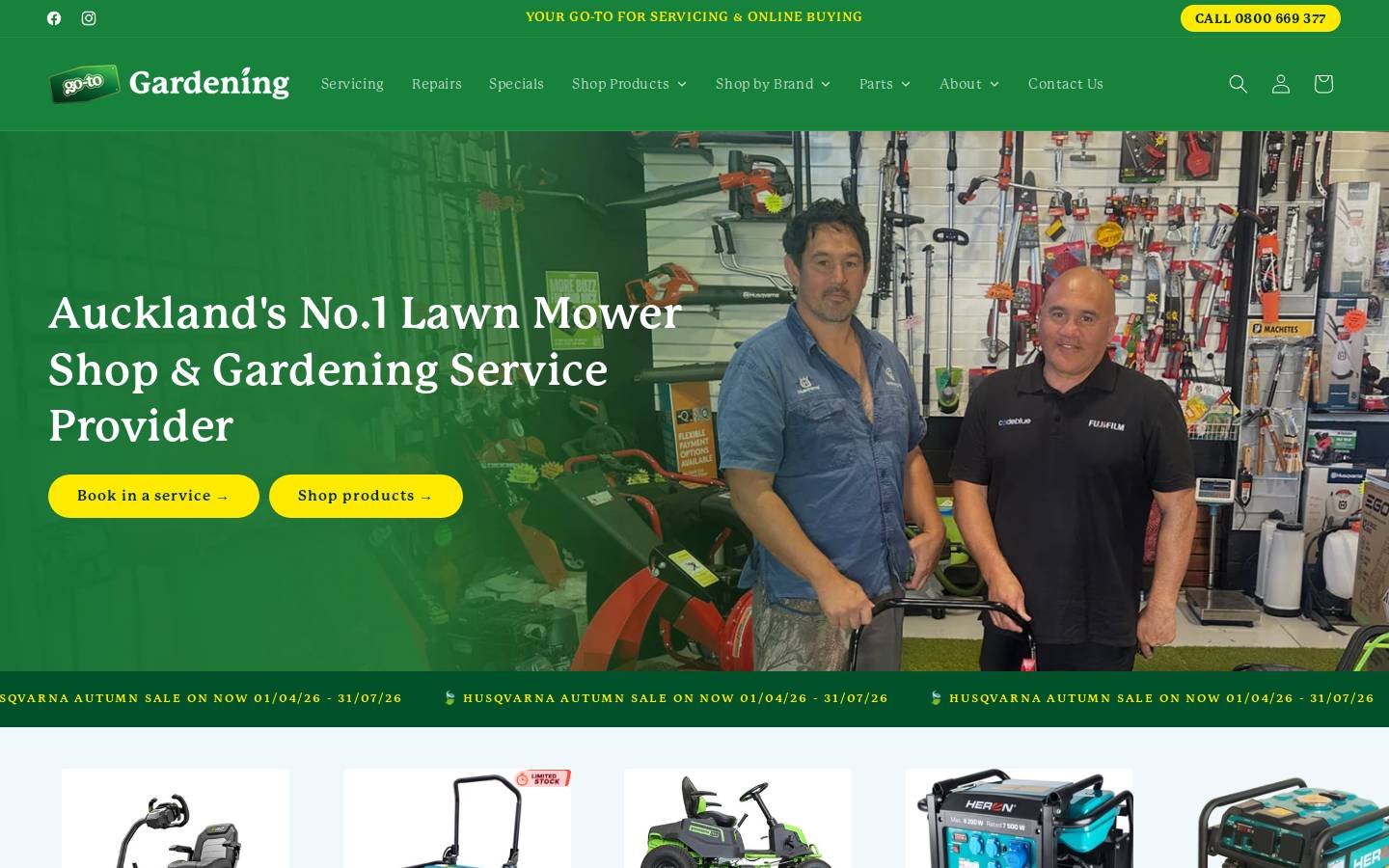 garden-aids.co.nz homepage screenshot