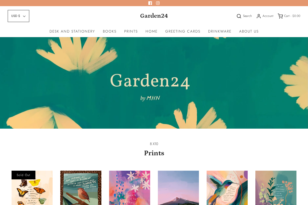 Garden24 homepage screenshot