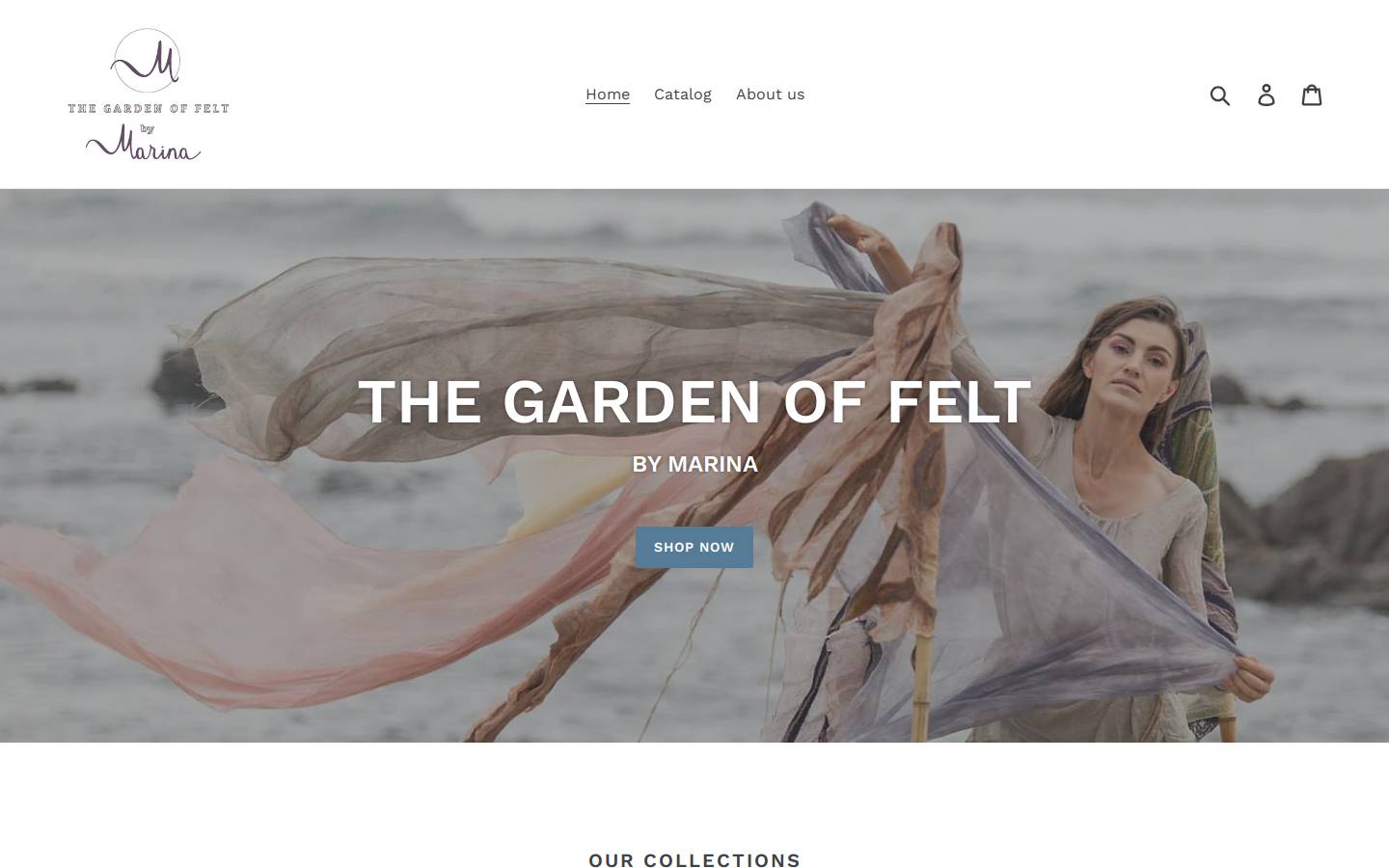 gardenfeltbymarina.com homepage screenshot