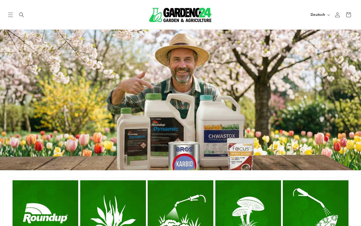 gardenius.net homepage screenshot