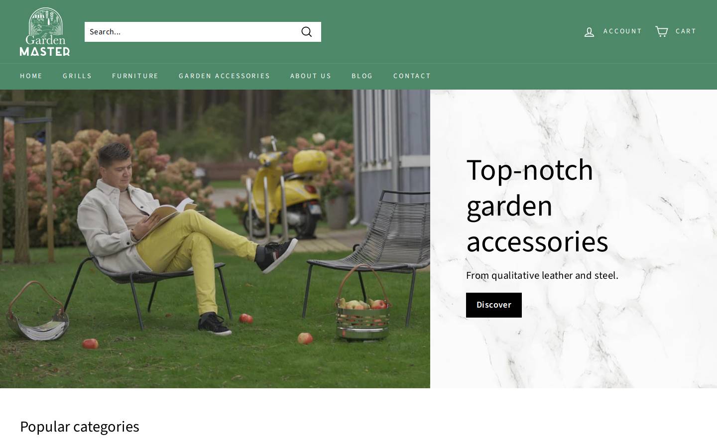 gardenmaster.shop homepage screenshot