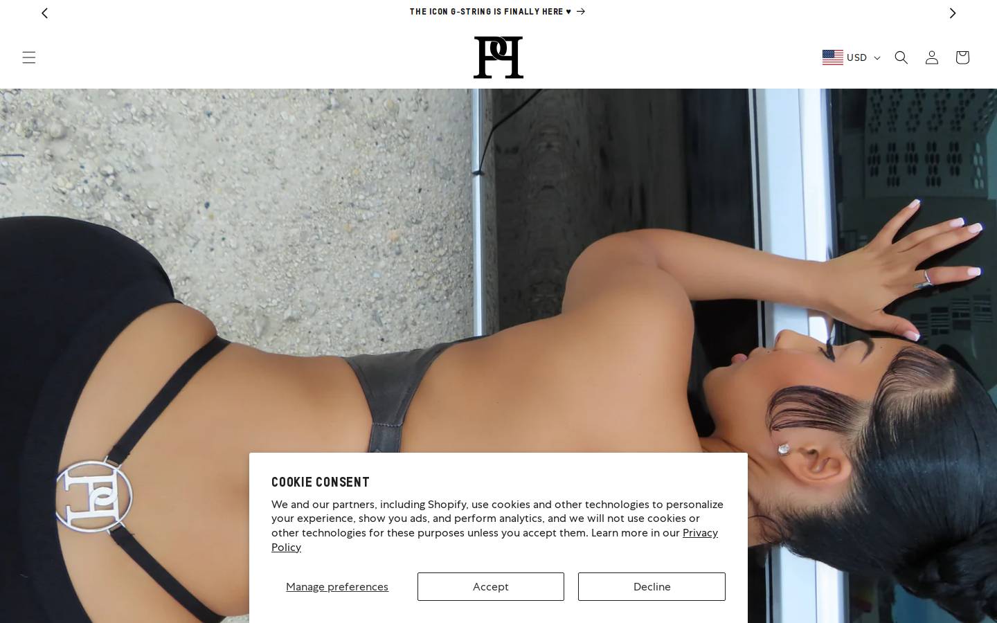 gardenofputain.com homepage screenshot