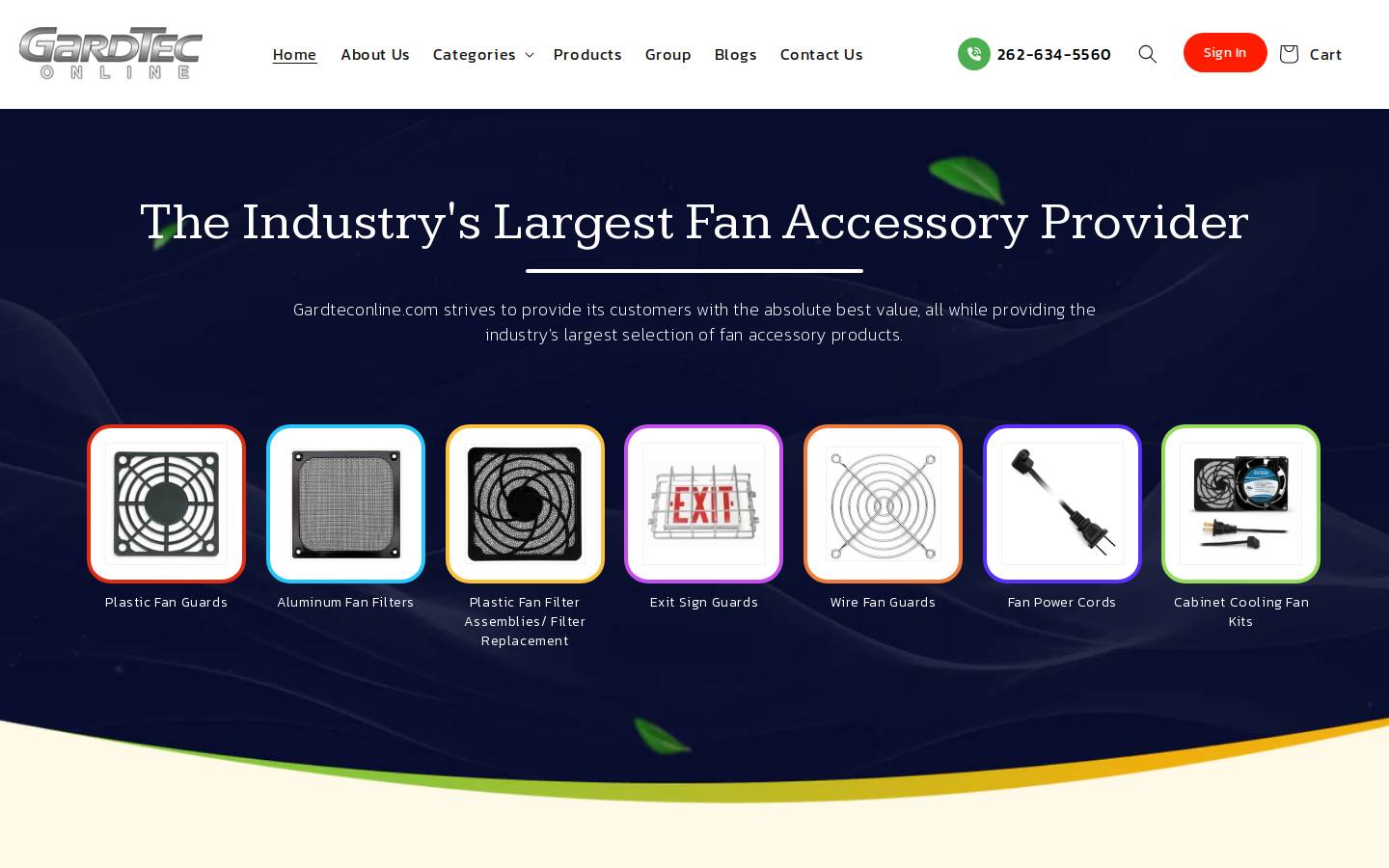 gardteconline.com homepage screenshot