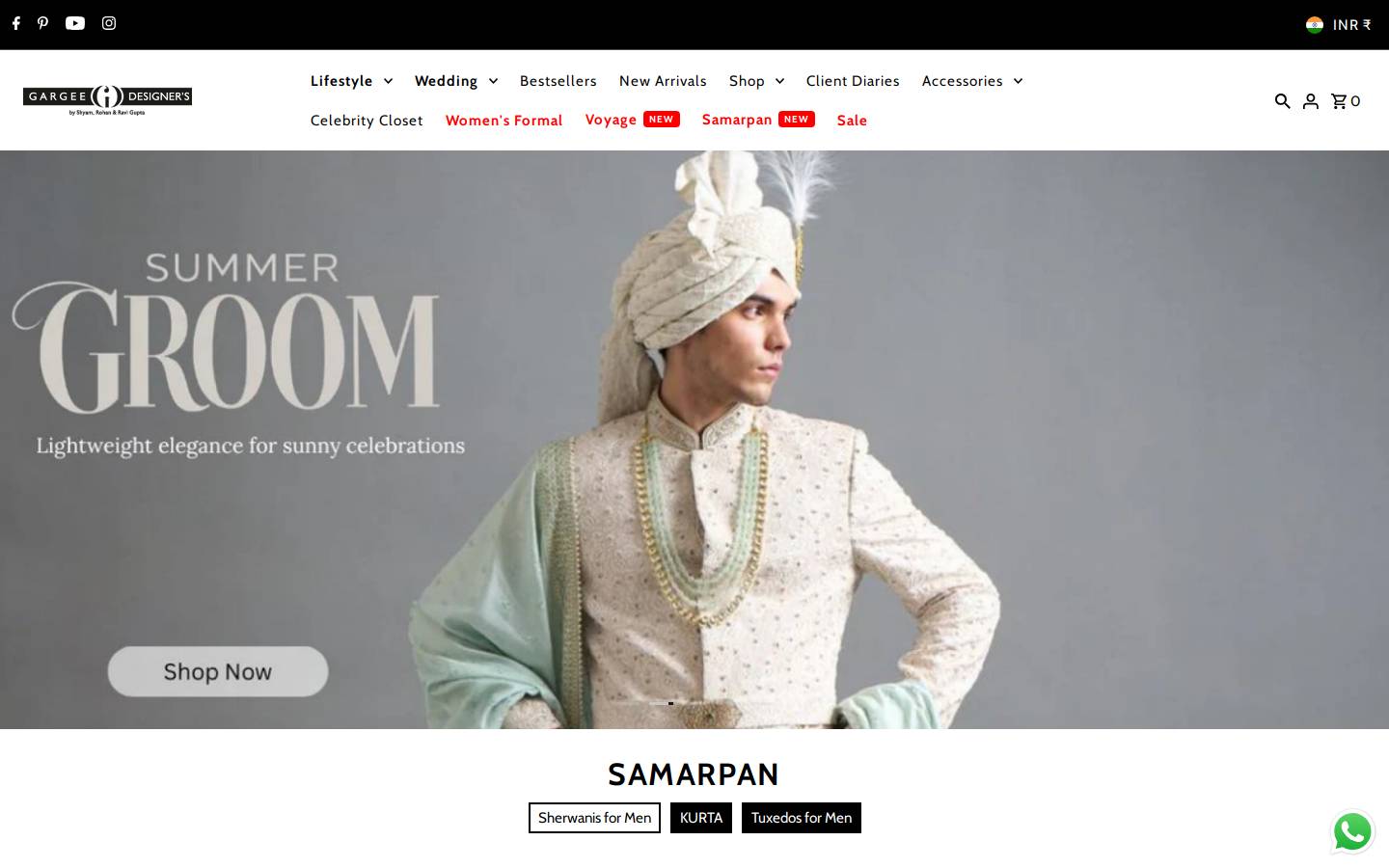 gargee.com homepage screenshot