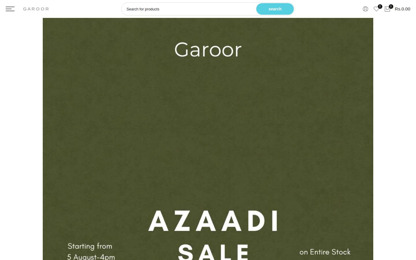 garoor.com homepage screenshot