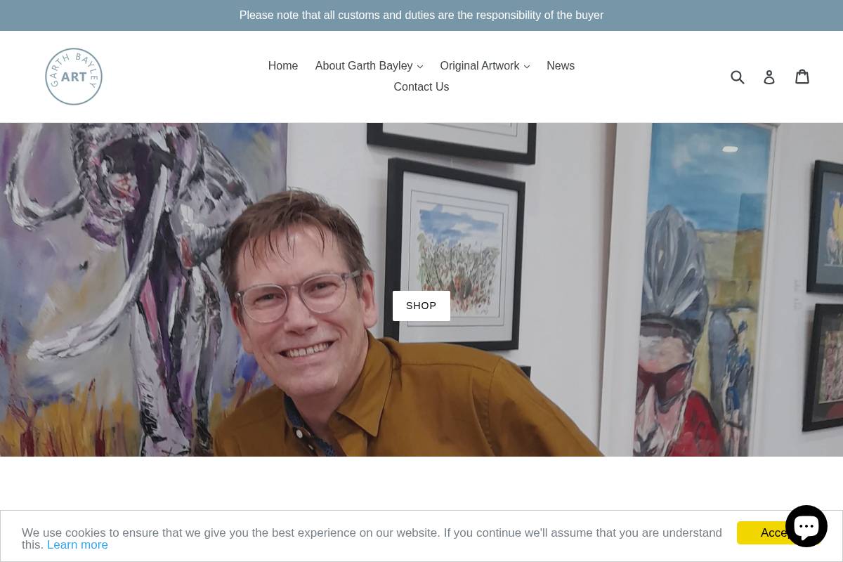 garthbayley.co.uk homepage screenshot