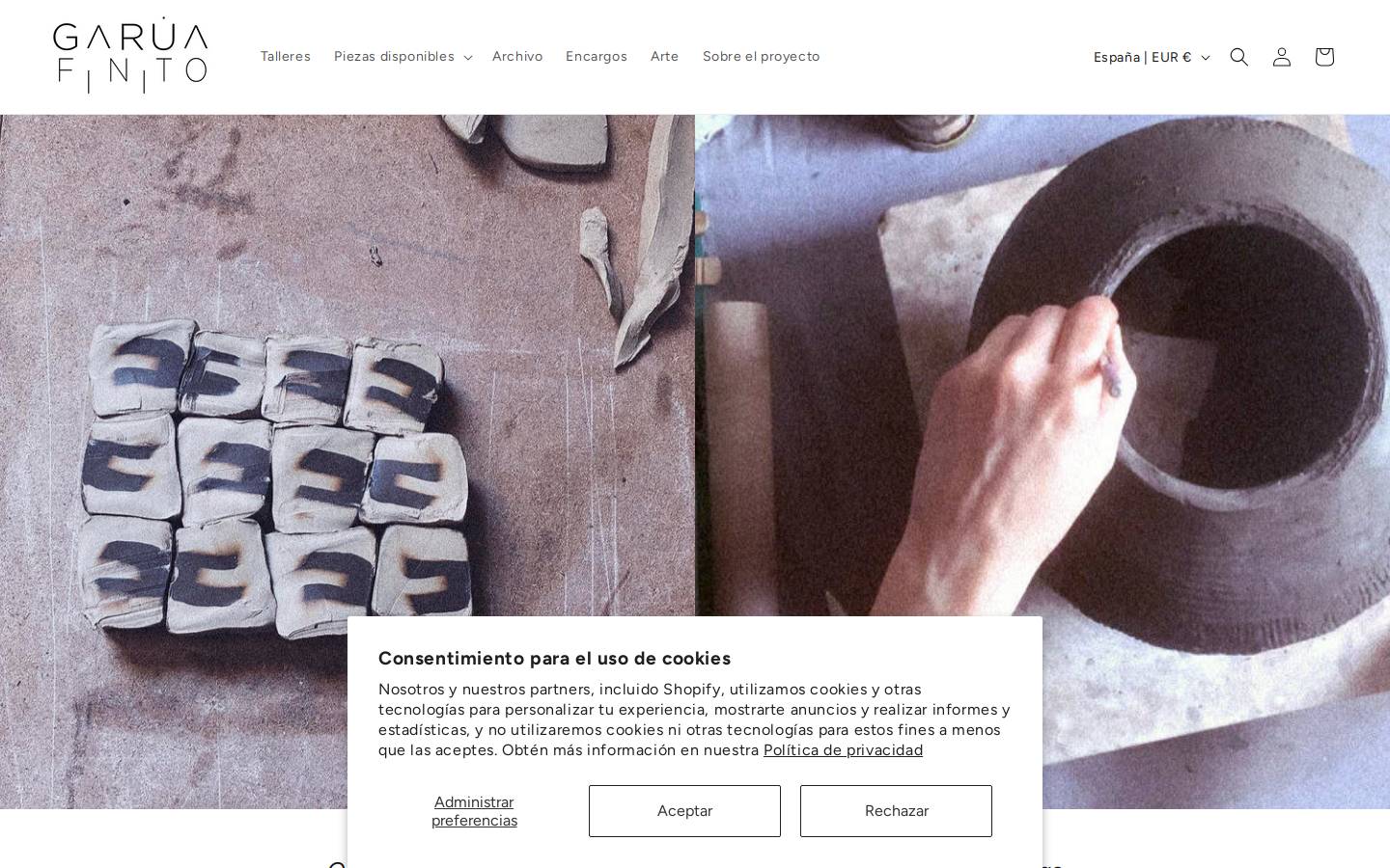 garuafinito.com homepage screenshot