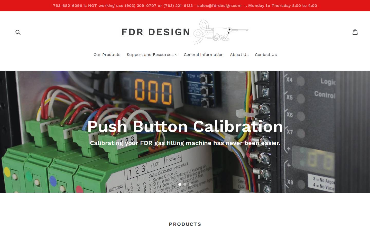 gasfilled.com homepage screenshot