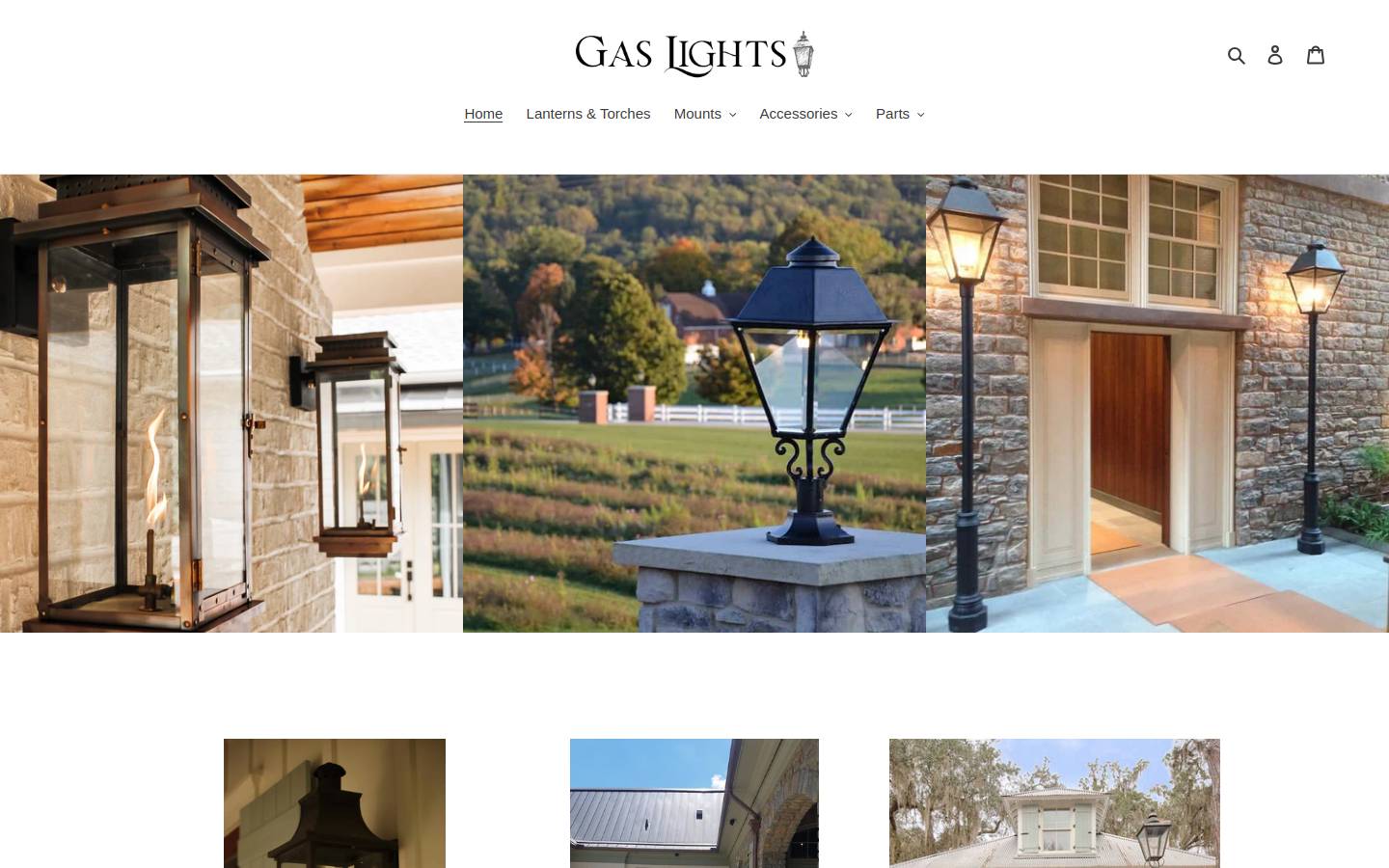 gaslights.com homepage screenshot