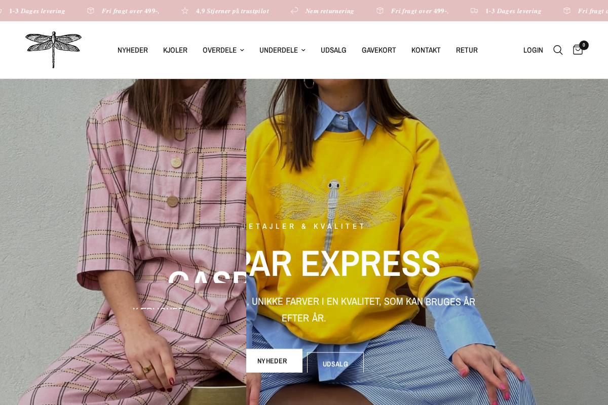 GasparExpress homepage screenshot
