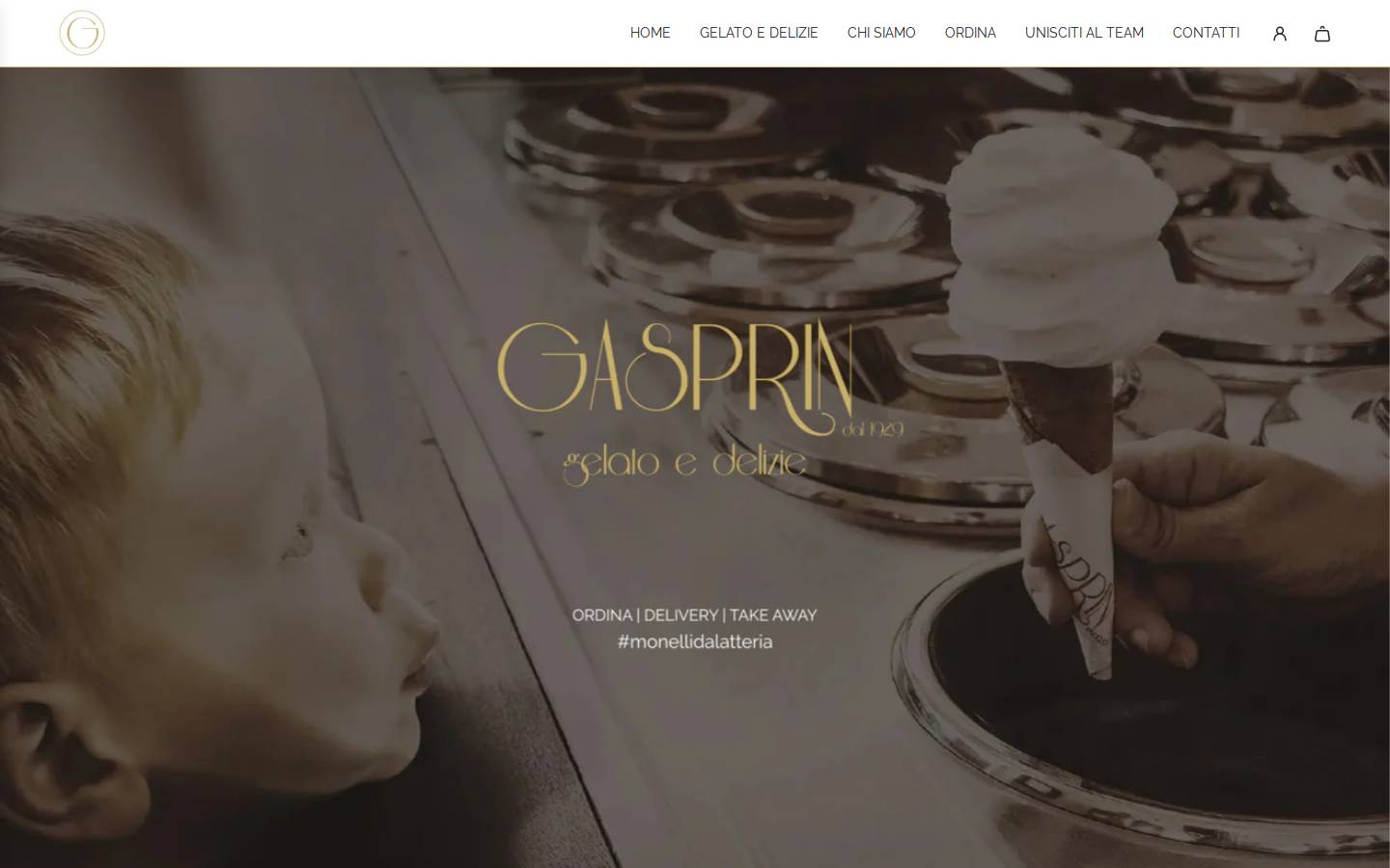 gasprin.it homepage screenshot