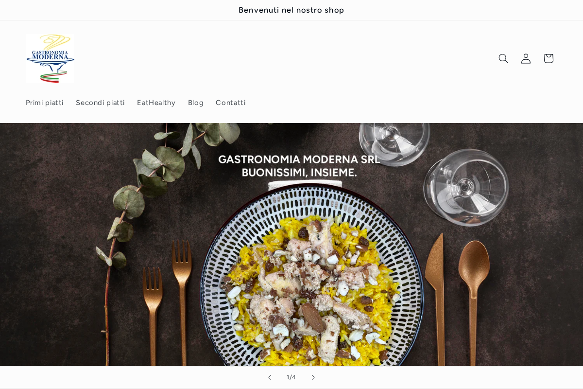 gastronomiamodernashop.com homepage screenshot