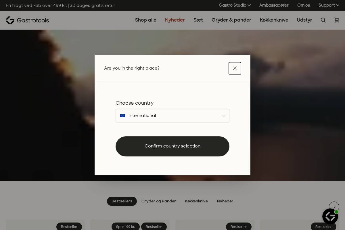 Gastrotools homepage screenshot