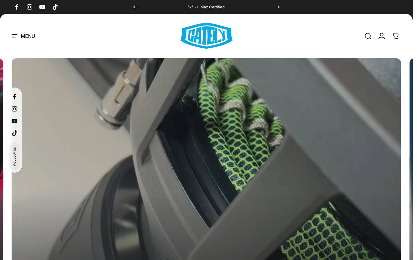 gatelyaudio.com homepage screenshot