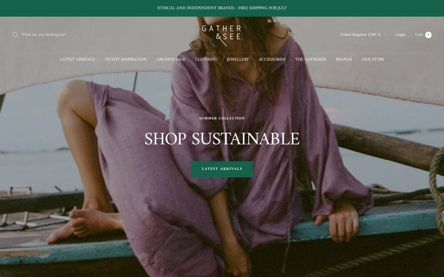 gatherandsee.com homepage screenshot