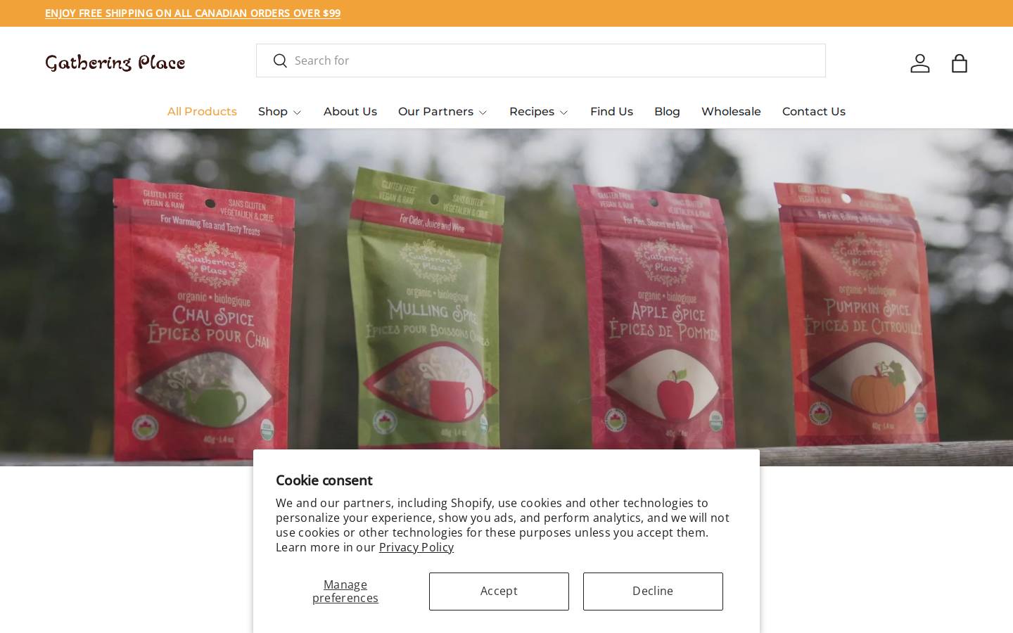 gatheringplacetrading.com homepage screenshot