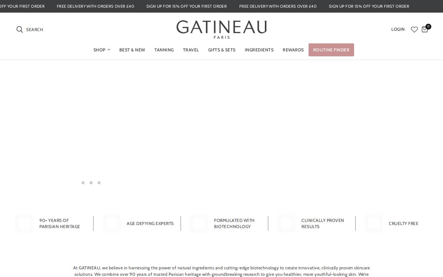 Gatineau homepage screenshot