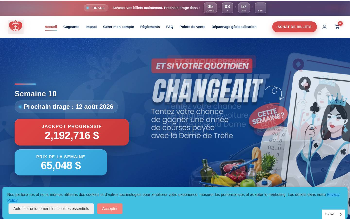 gatineau5050.ca homepage screenshot