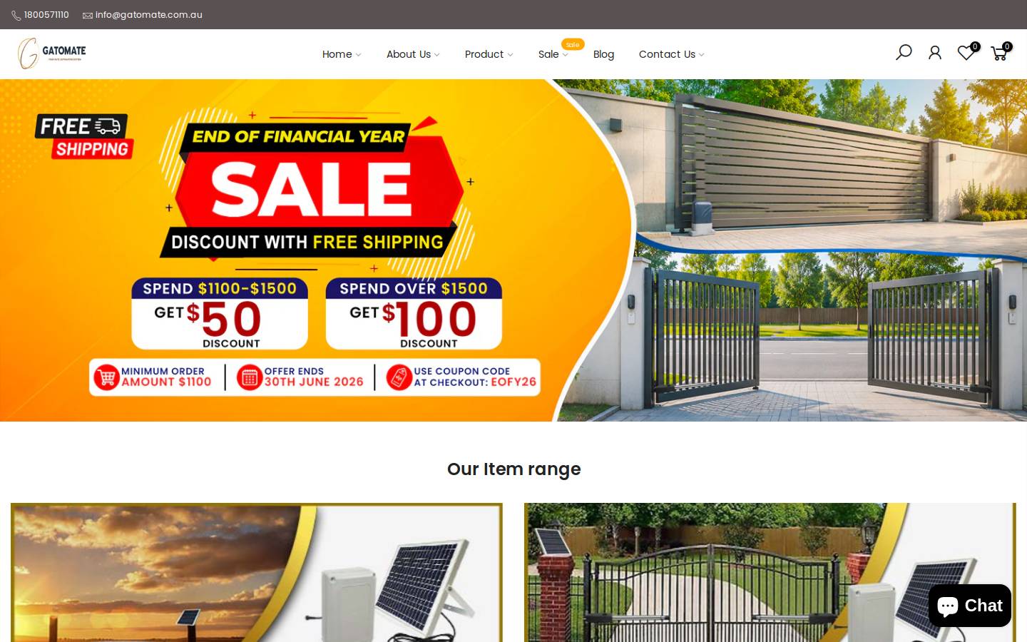 gatomate.com.au homepage screenshot