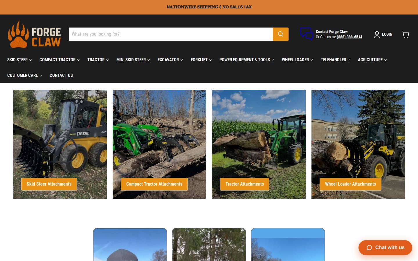 Gatorattachments homepage screenshot