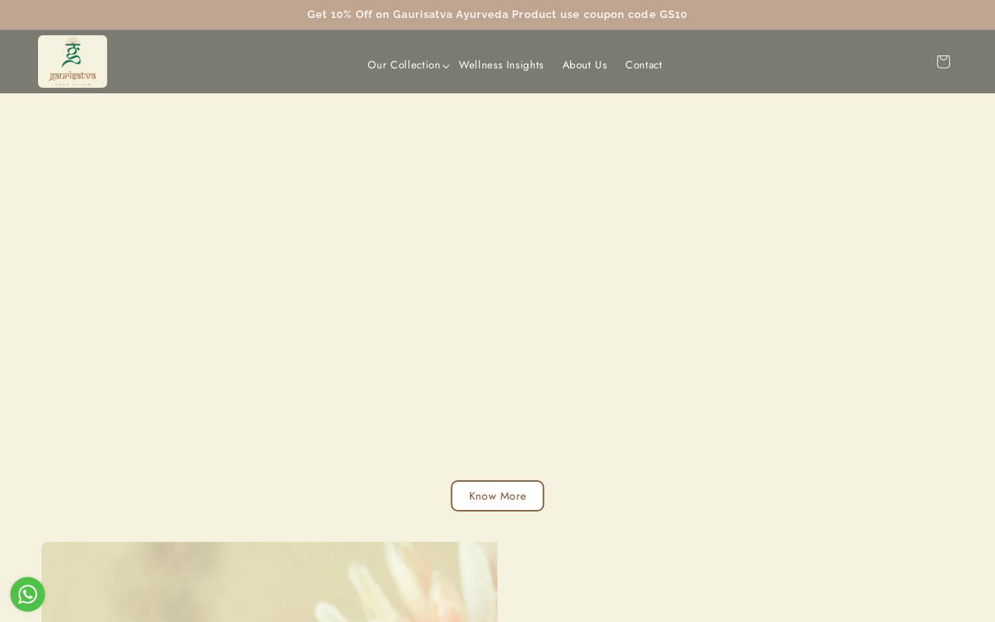 gaurisatva.com homepage screenshot