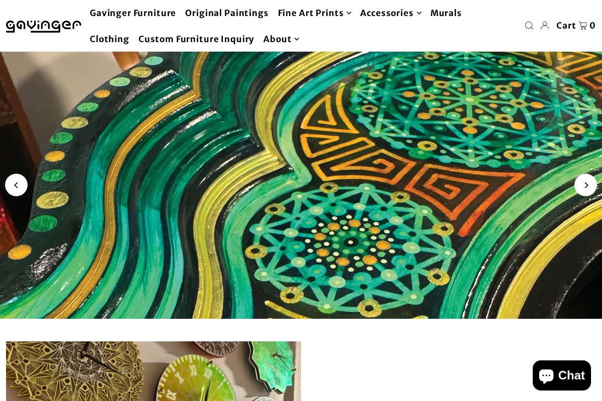 gavinger.com homepage screenshot