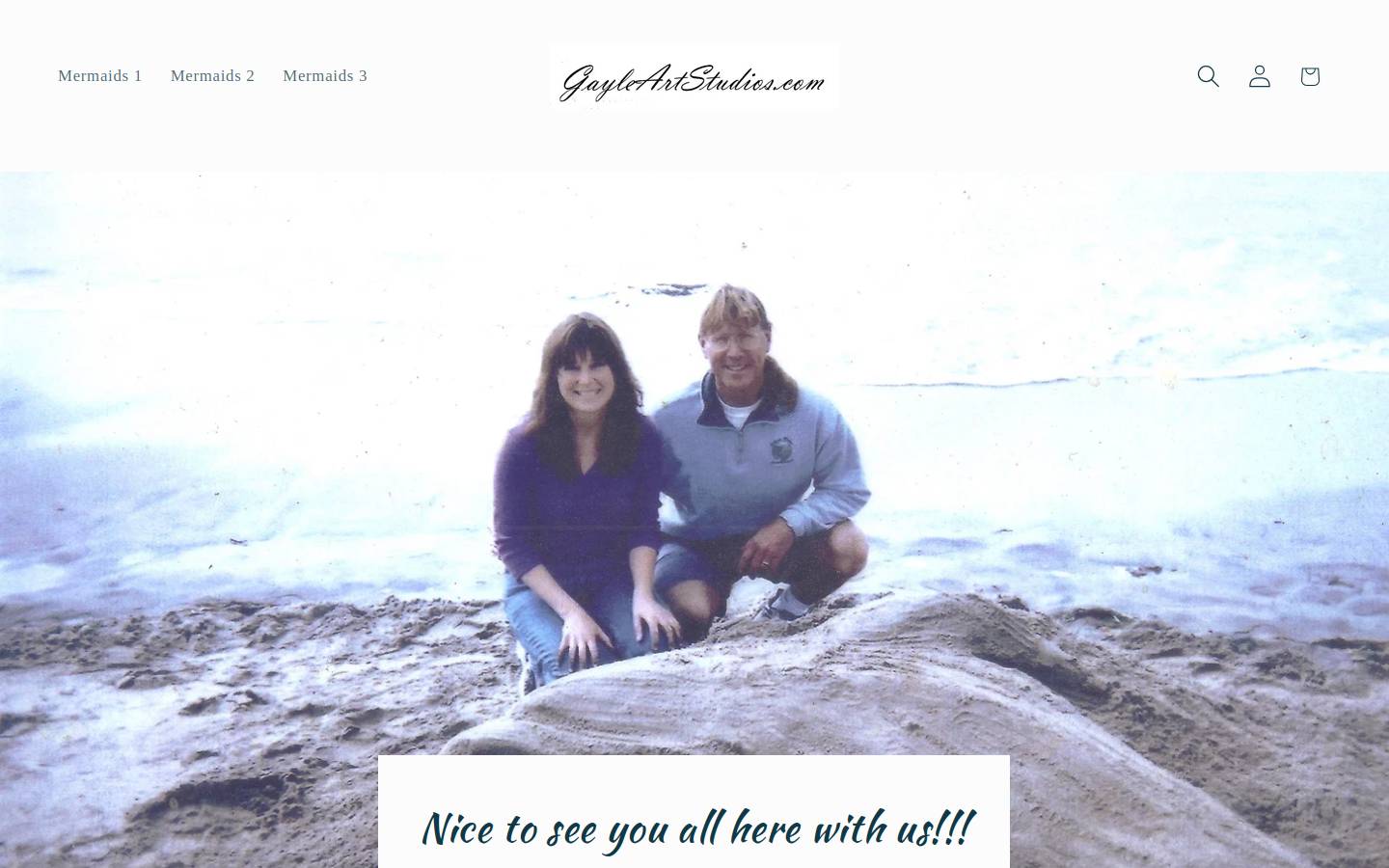 gayleforcecreations.com homepage screenshot