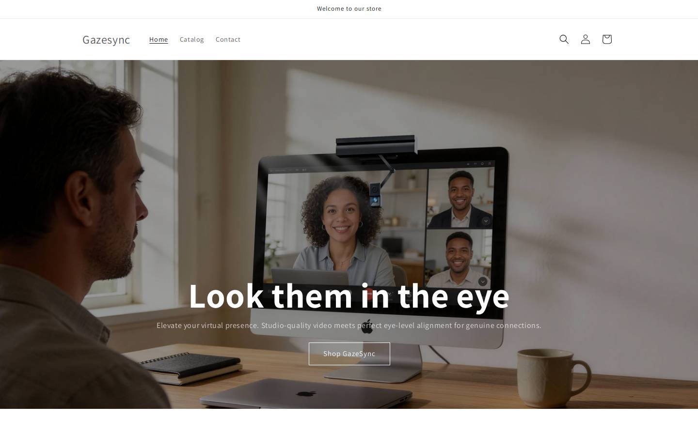 gazesync.com homepage screenshot