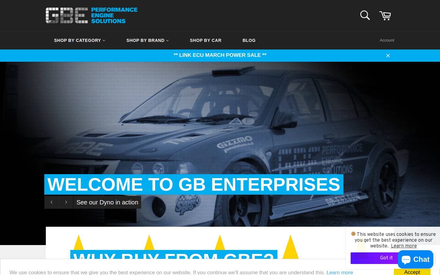 gb-ent.com homepage screenshot