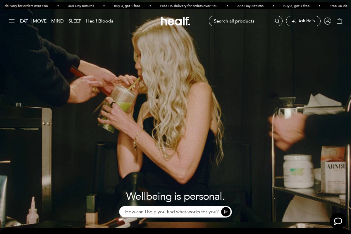 gb.healf.com homepage screenshot