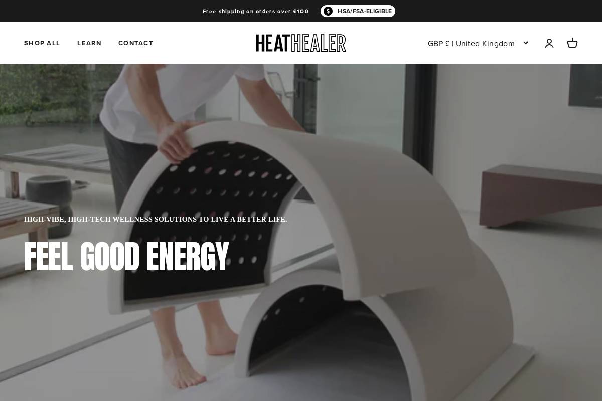 gb.heathealer.com homepage screenshot