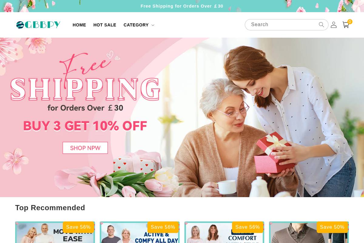 Gbbpy homepage screenshot