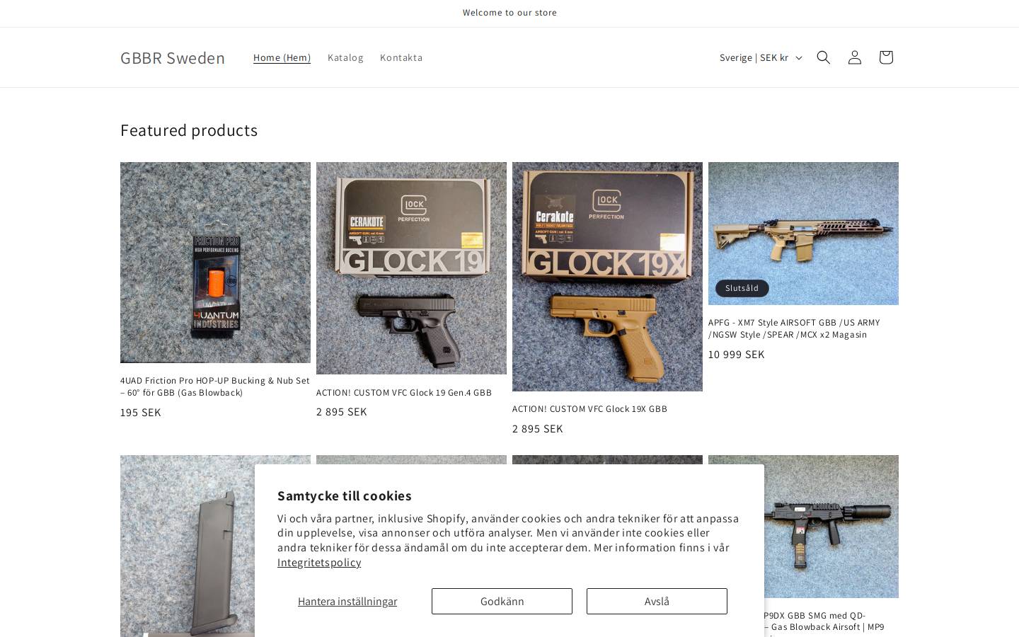 gbbr-sweden.com homepage screenshot