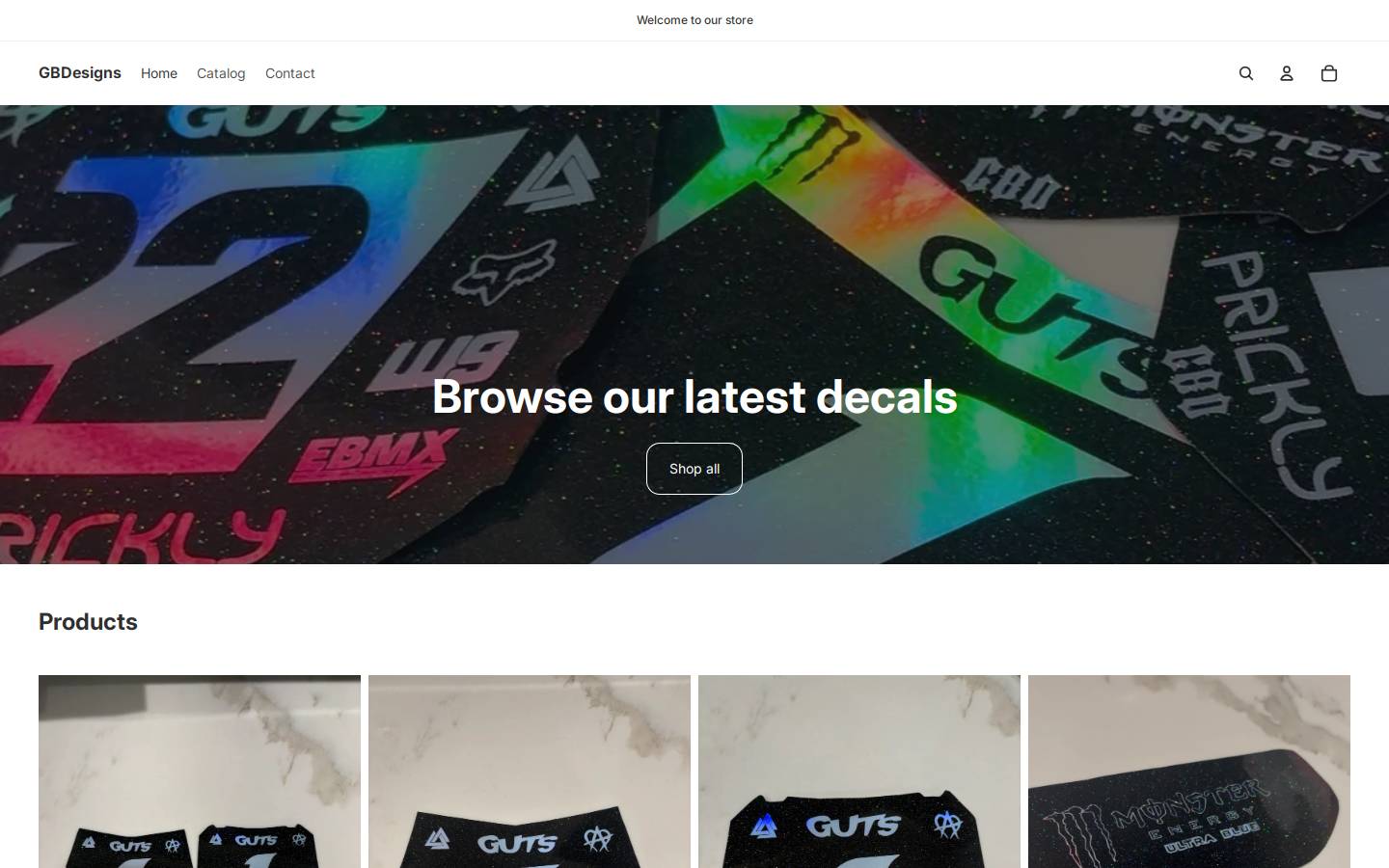 gbdesignz.com homepage screenshot