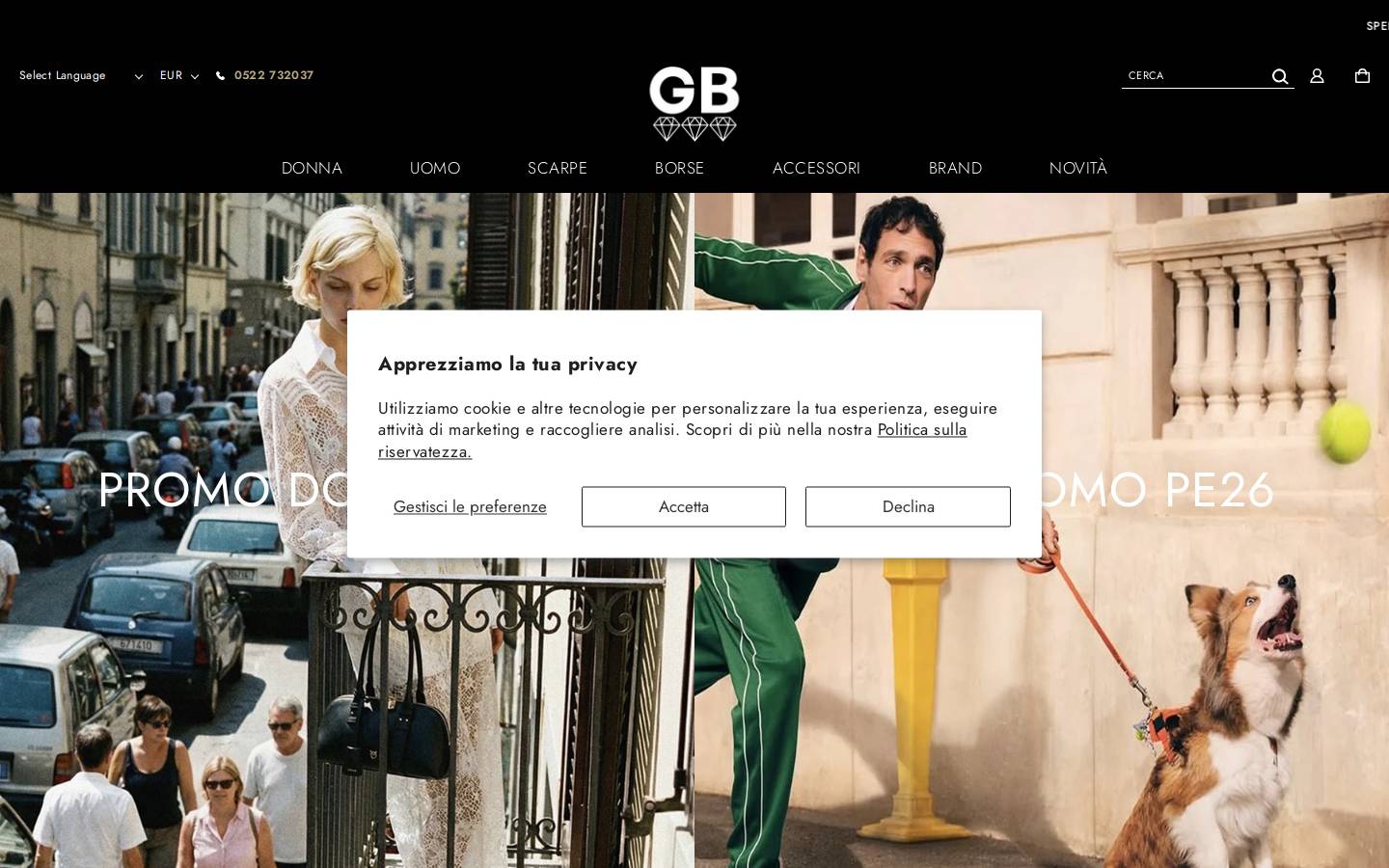 GBshoponline homepage screenshot